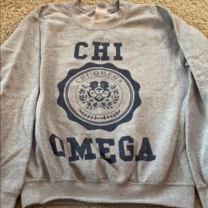 Chi omega crew neck